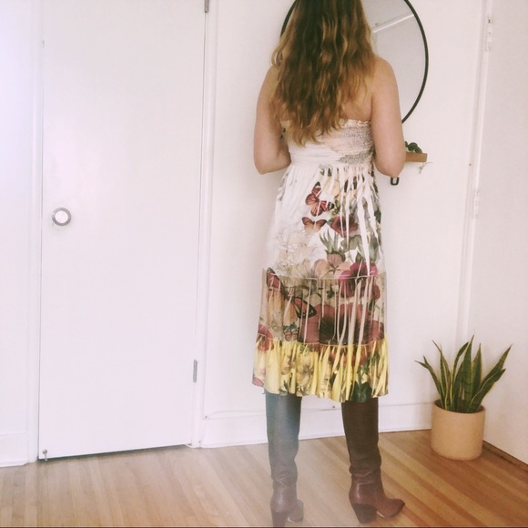 Francesca’s tiered midi dress - XS/S - Picture 2 of 4